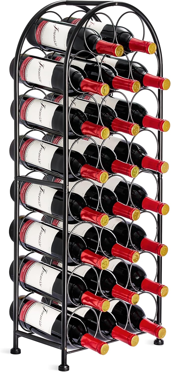 Sorbus Freestanding Wine Rack - 23 Bottle Storage