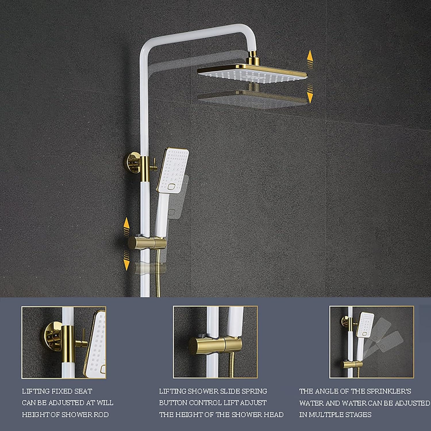 Waterfall Shower System with Handheld Combo