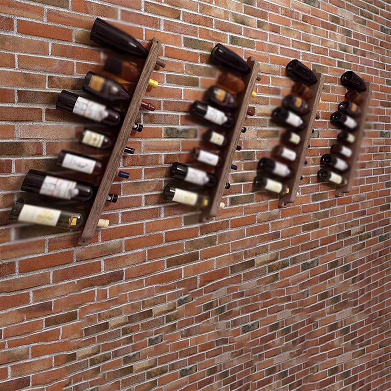 Stylish Wall-Mounted Wine Holder for Home Bar