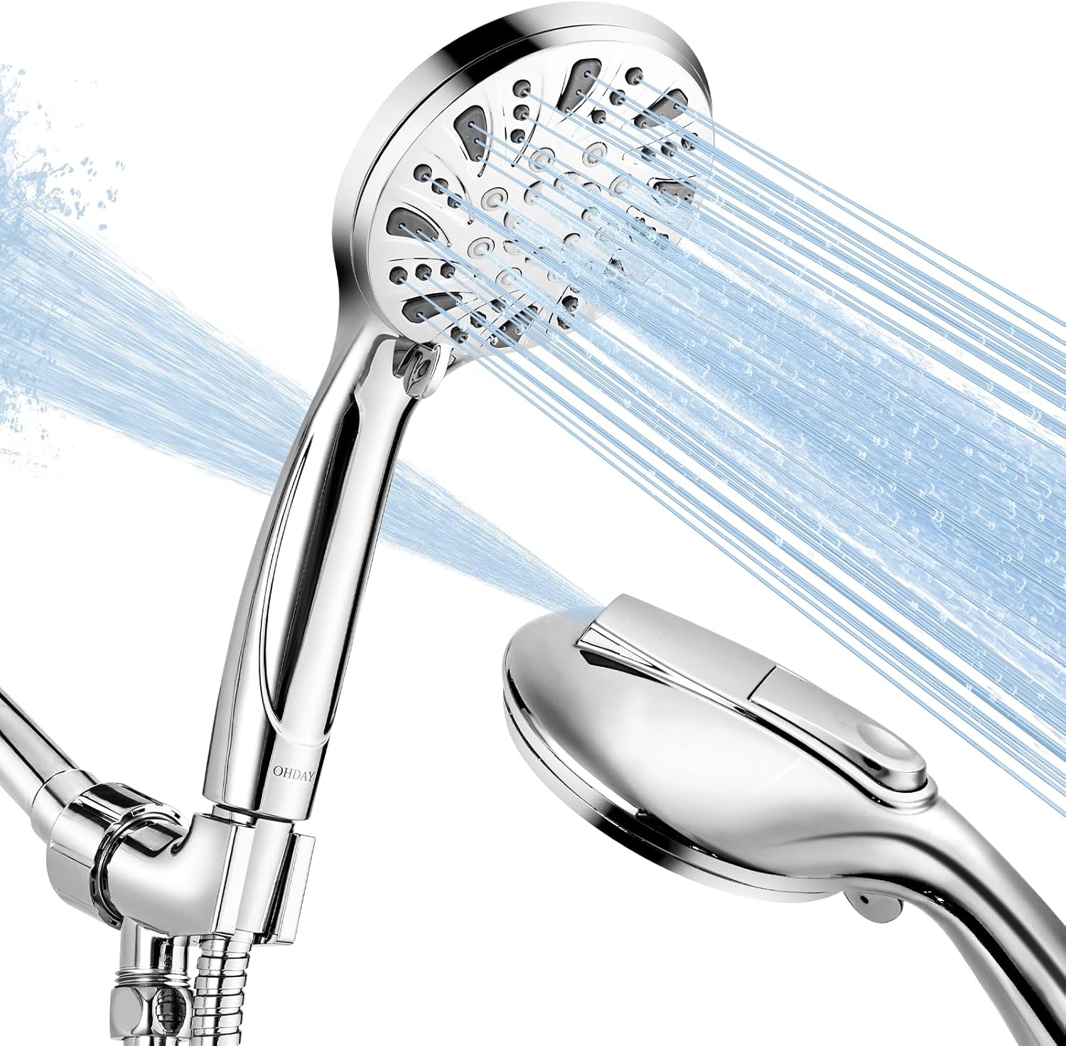 OHDAY 6-Mode Handheld Shower Head with Power Wash