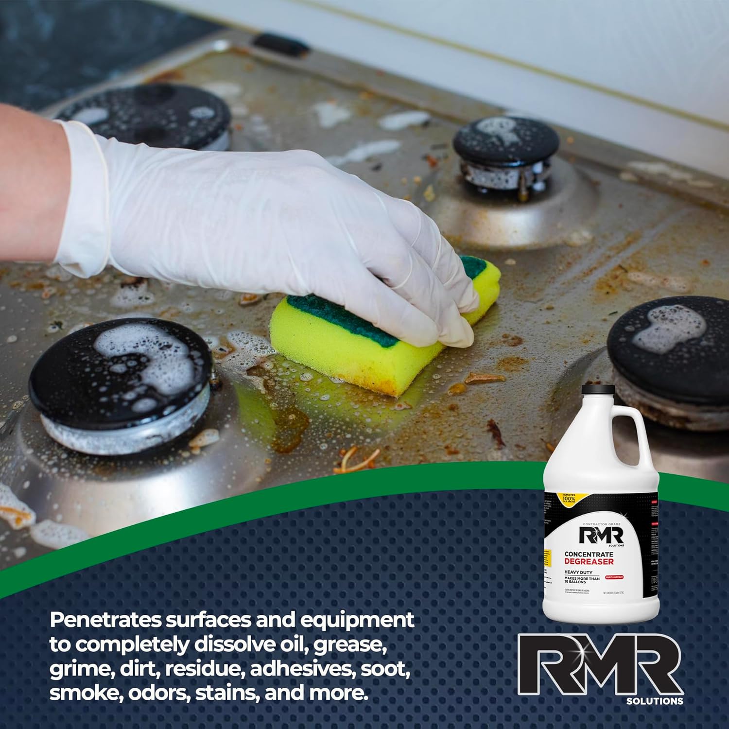 RMR Degreaser Cleaner Concentrate - 1 Gallon for 16 Gallons