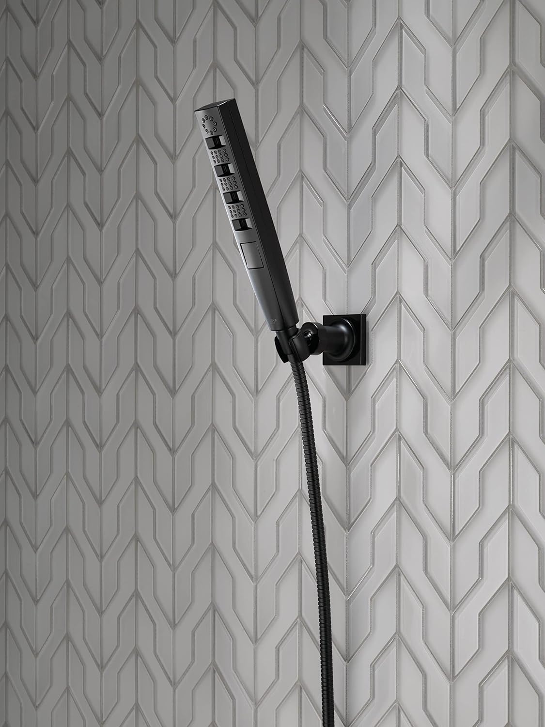 Delta H2Okinetic Hand Held Shower with Hose Matte Black