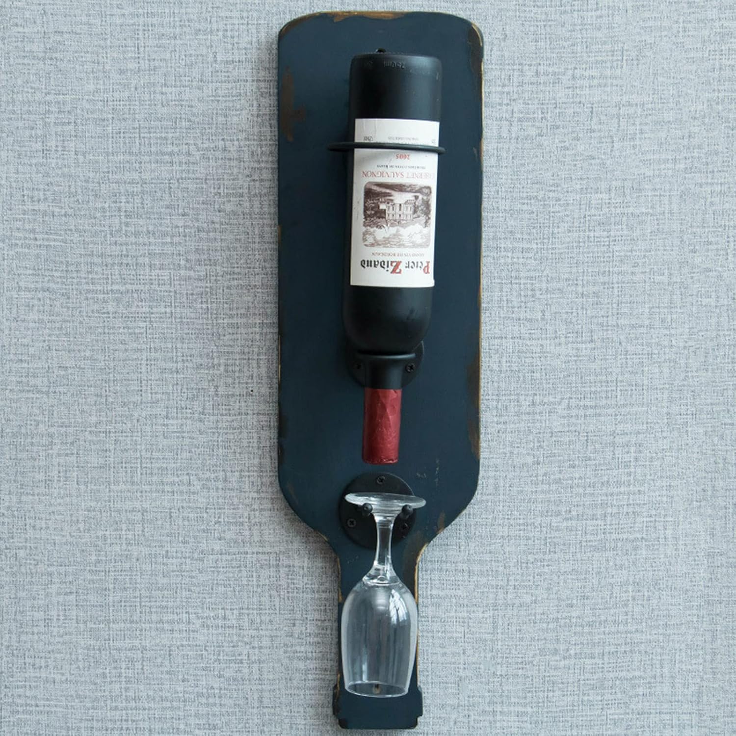 Industrial Vintage Wine Rack Wall Mount
