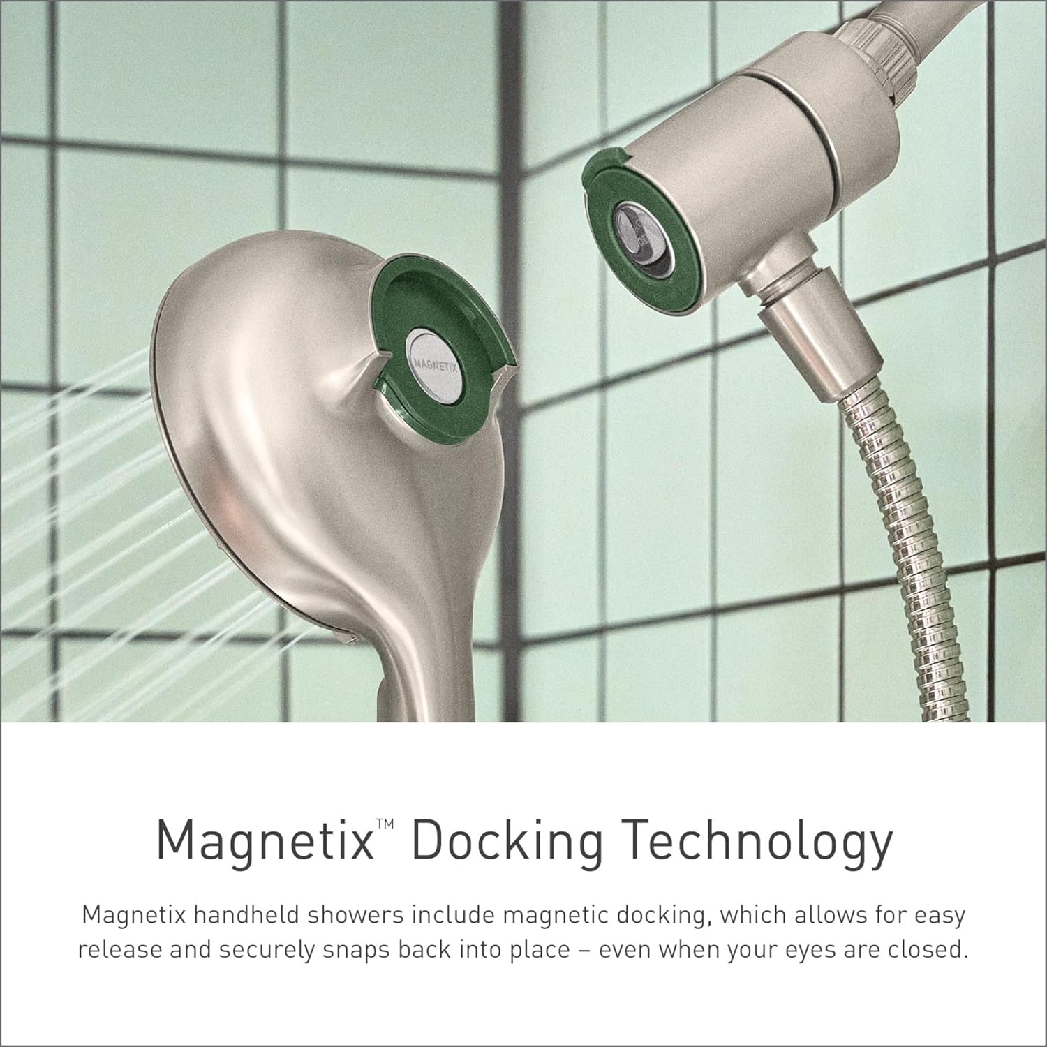 Moen 26100SRN Engage Magnetix Handheld Showerhead