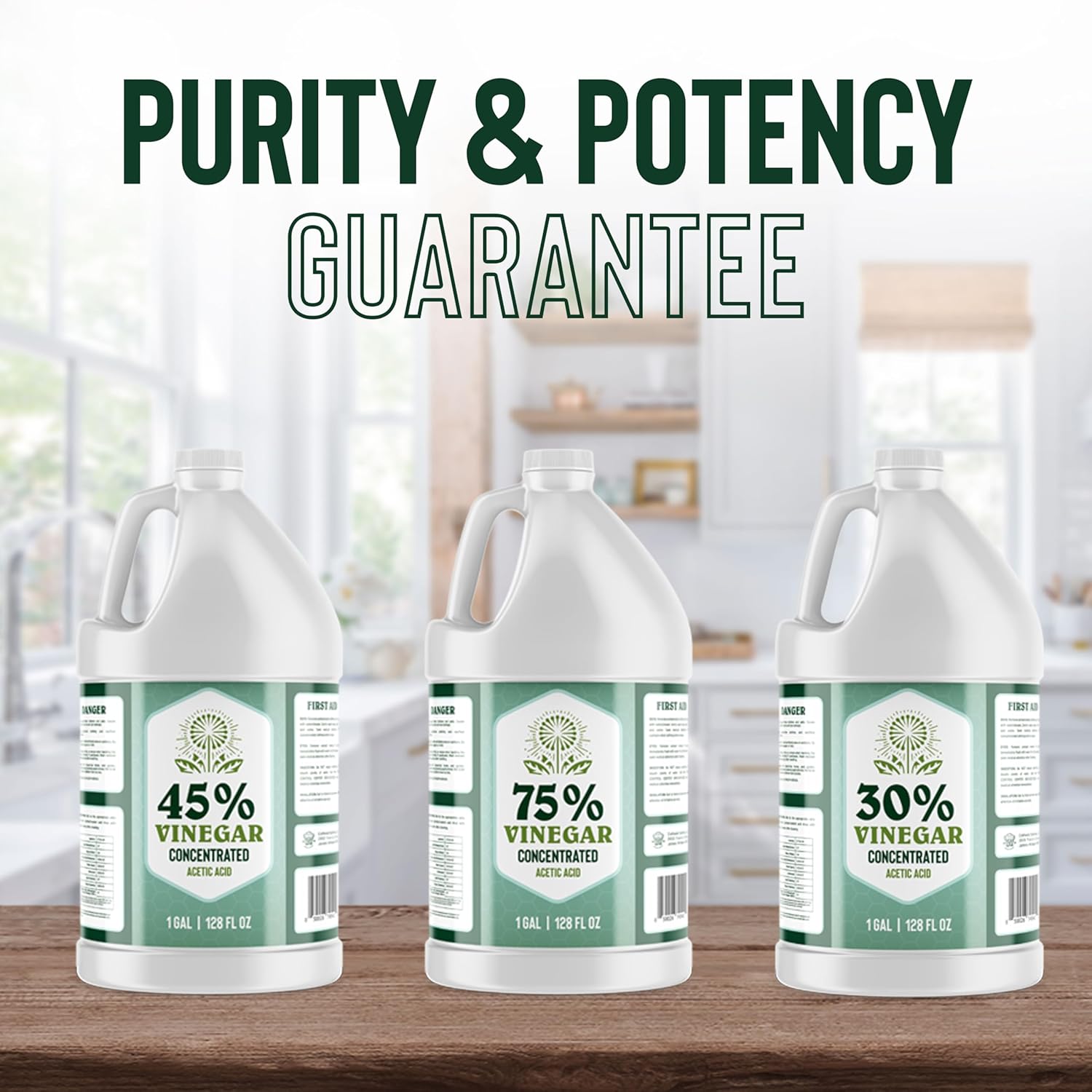 75 Vinegar 1 Gallon Concentrated All-Natural Cleaner