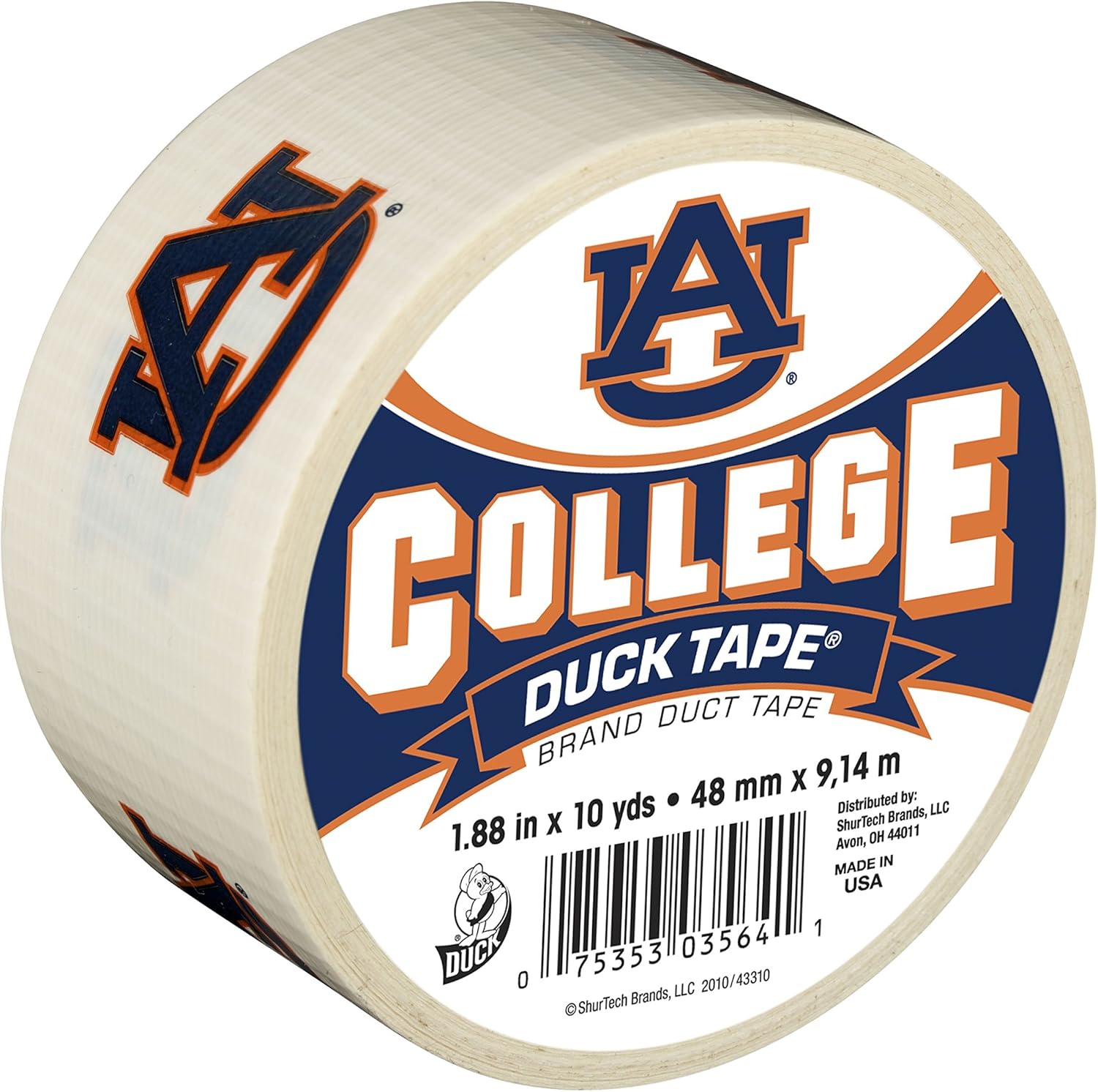 Duck Brand 240262 Duct Tape with Auburn University Logo
