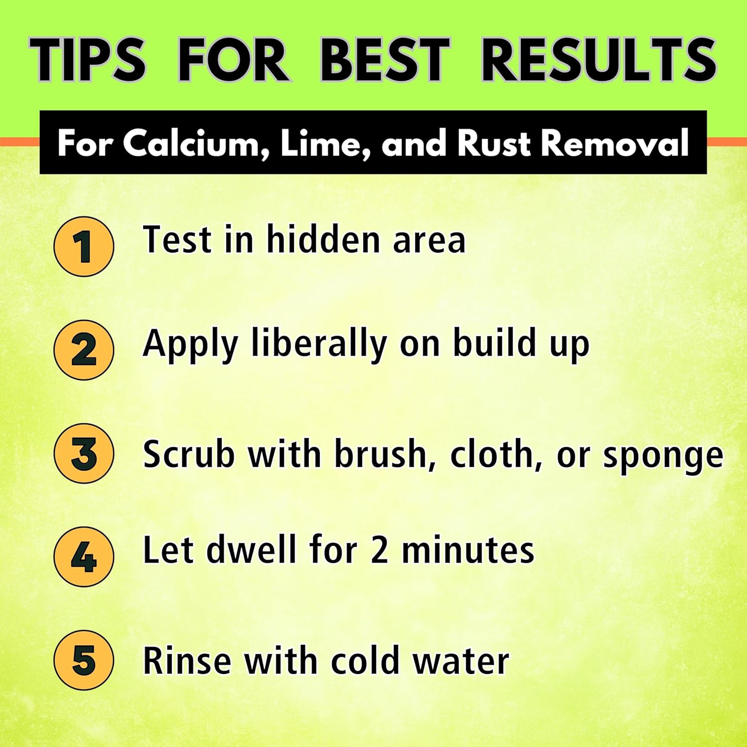 Calcium Lime Rust Remover Kit with Brush and Towel 1
