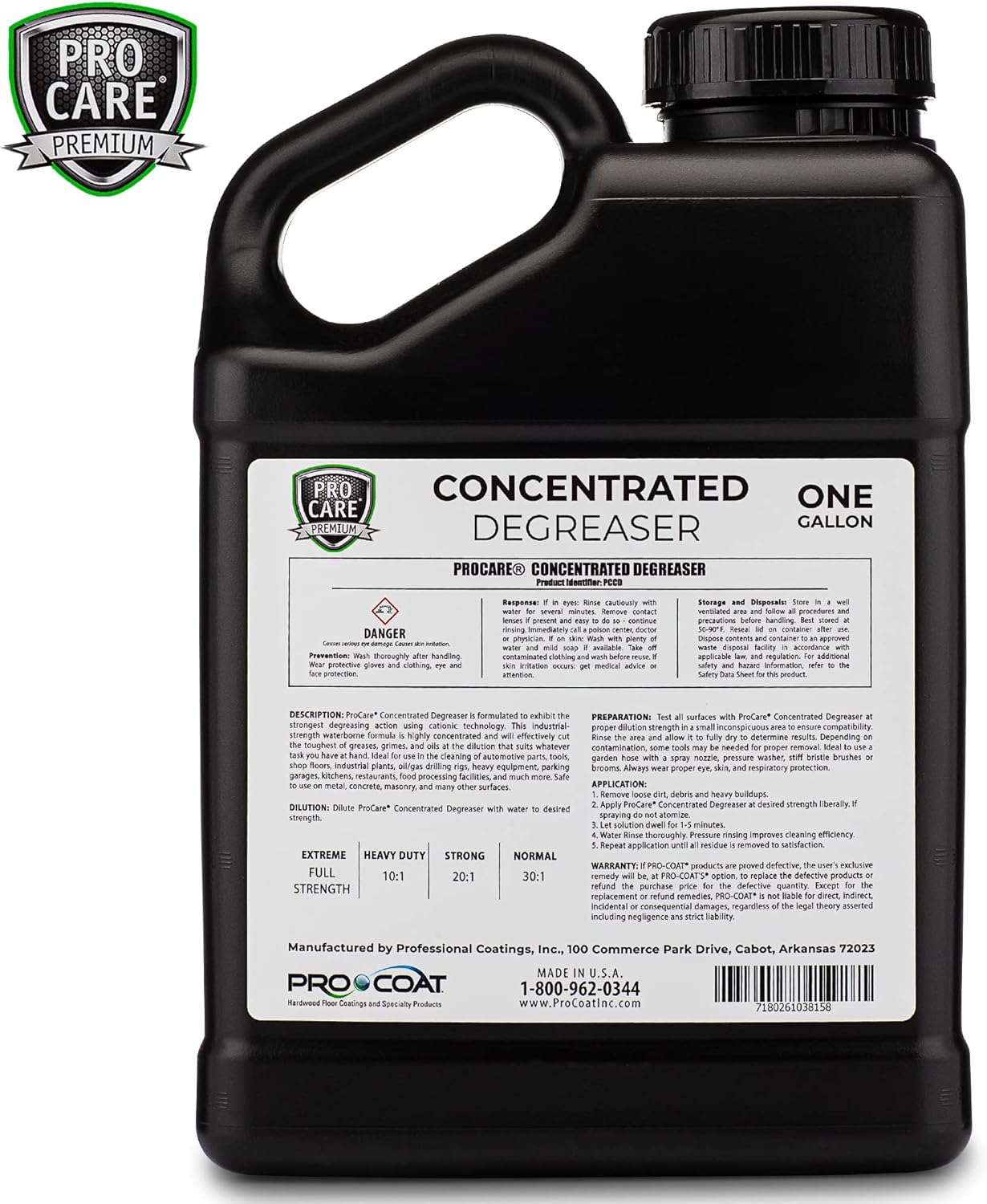 Procare - 1 Gallon Degreaser Concentrate