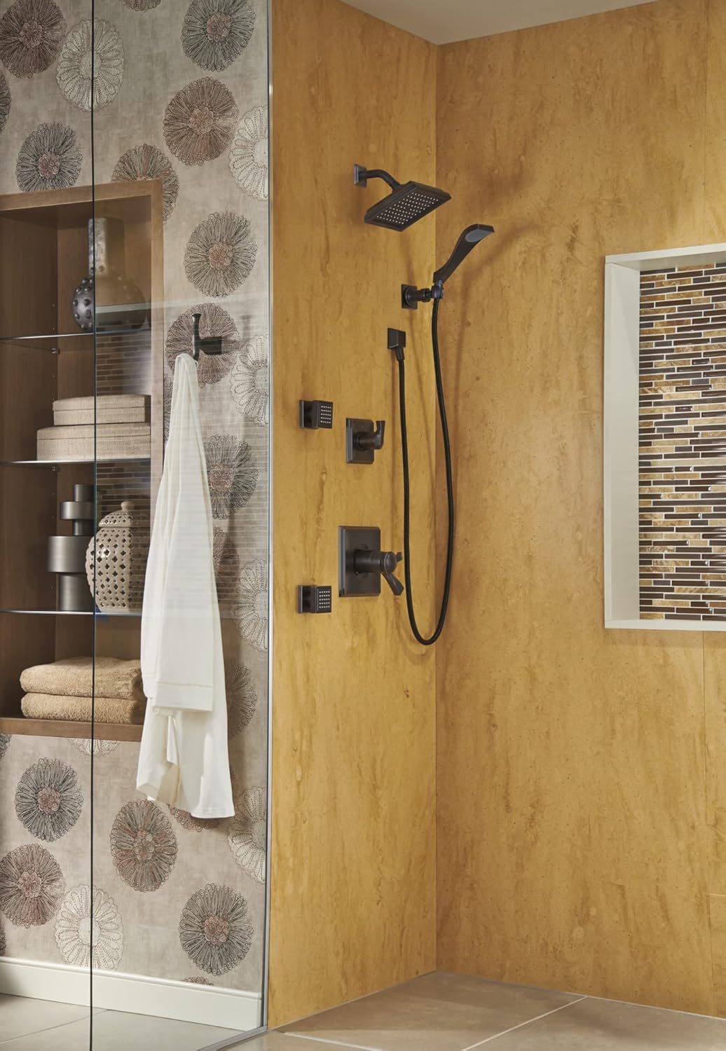 Delta Dryden Wall Mount Handshower Polished Nickel