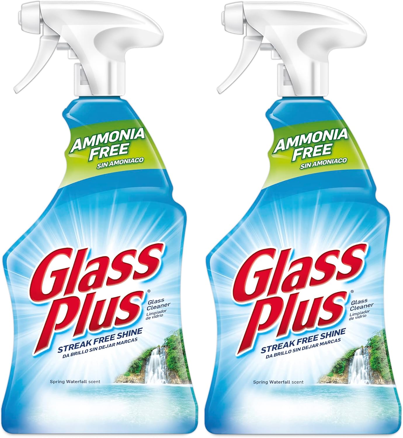 Glass Plus 32 Fl Oz Glass Cleaner Pack of 2