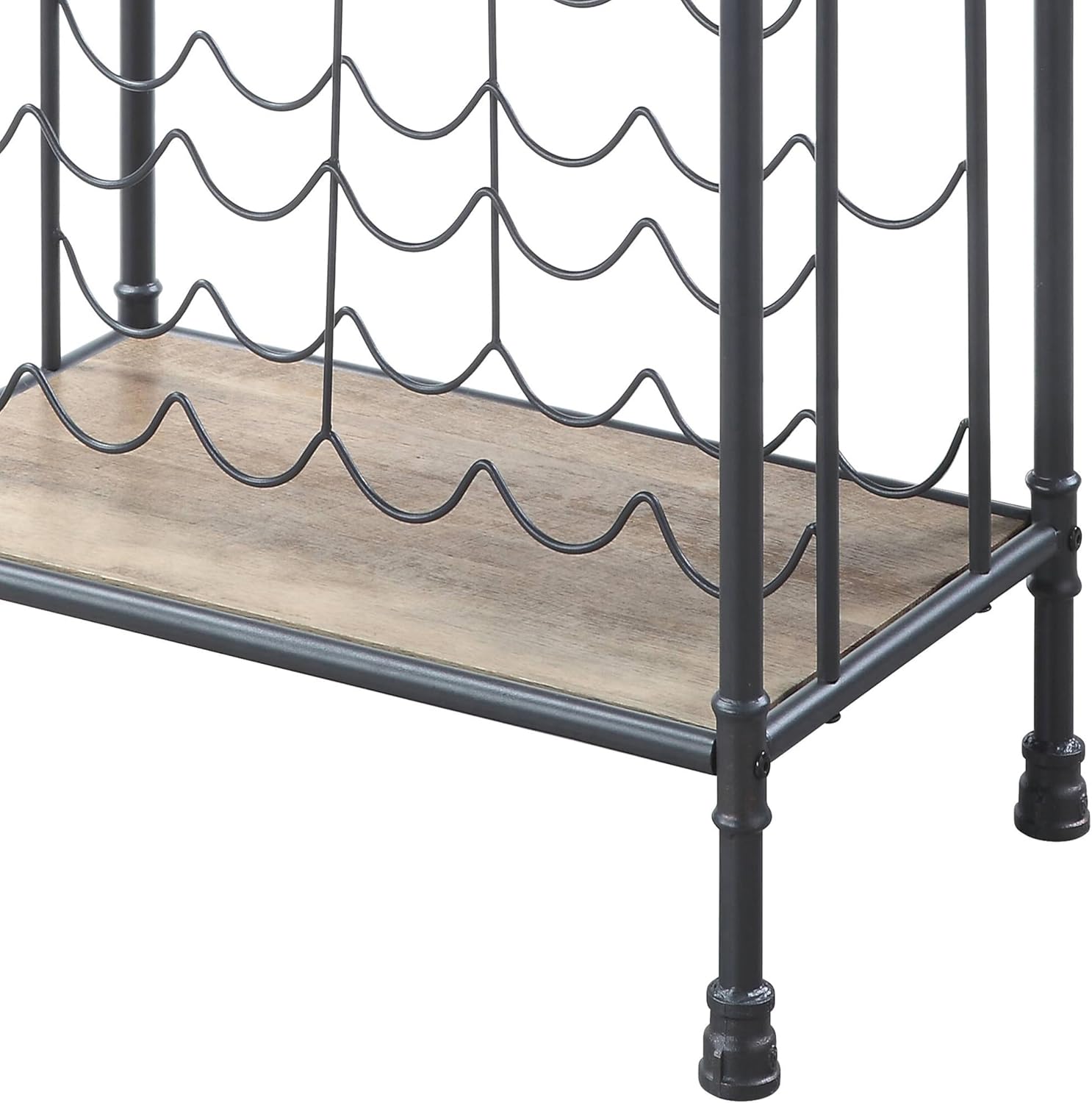TREATLIFE Home Antique Oak Stemware Wine Rack