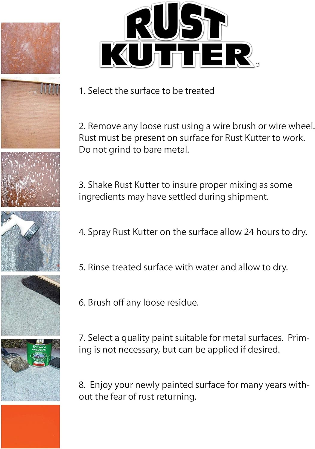 Rust Kutter - Gallon - Rust Remover for Metal Surfaces