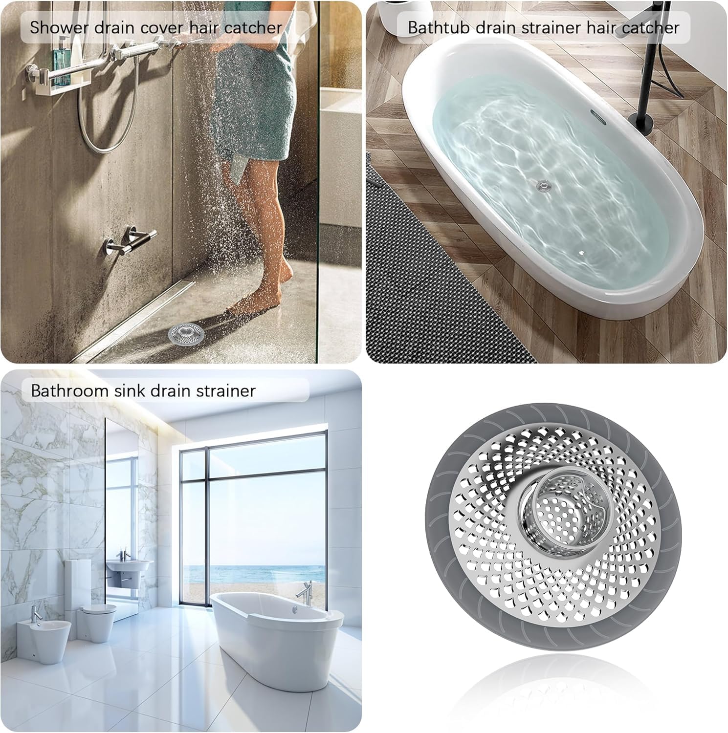 Burfocus Sink Protectors for Kitchen Sink - Silver