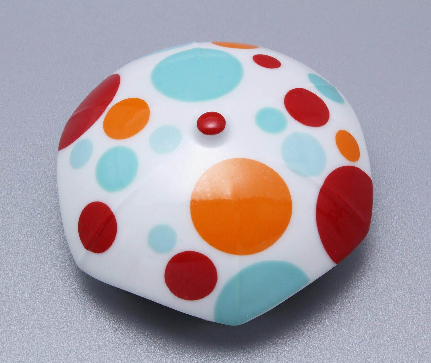 TOYO CERAMICS Arita Ware Drain Cover Porcelain Polka Dot