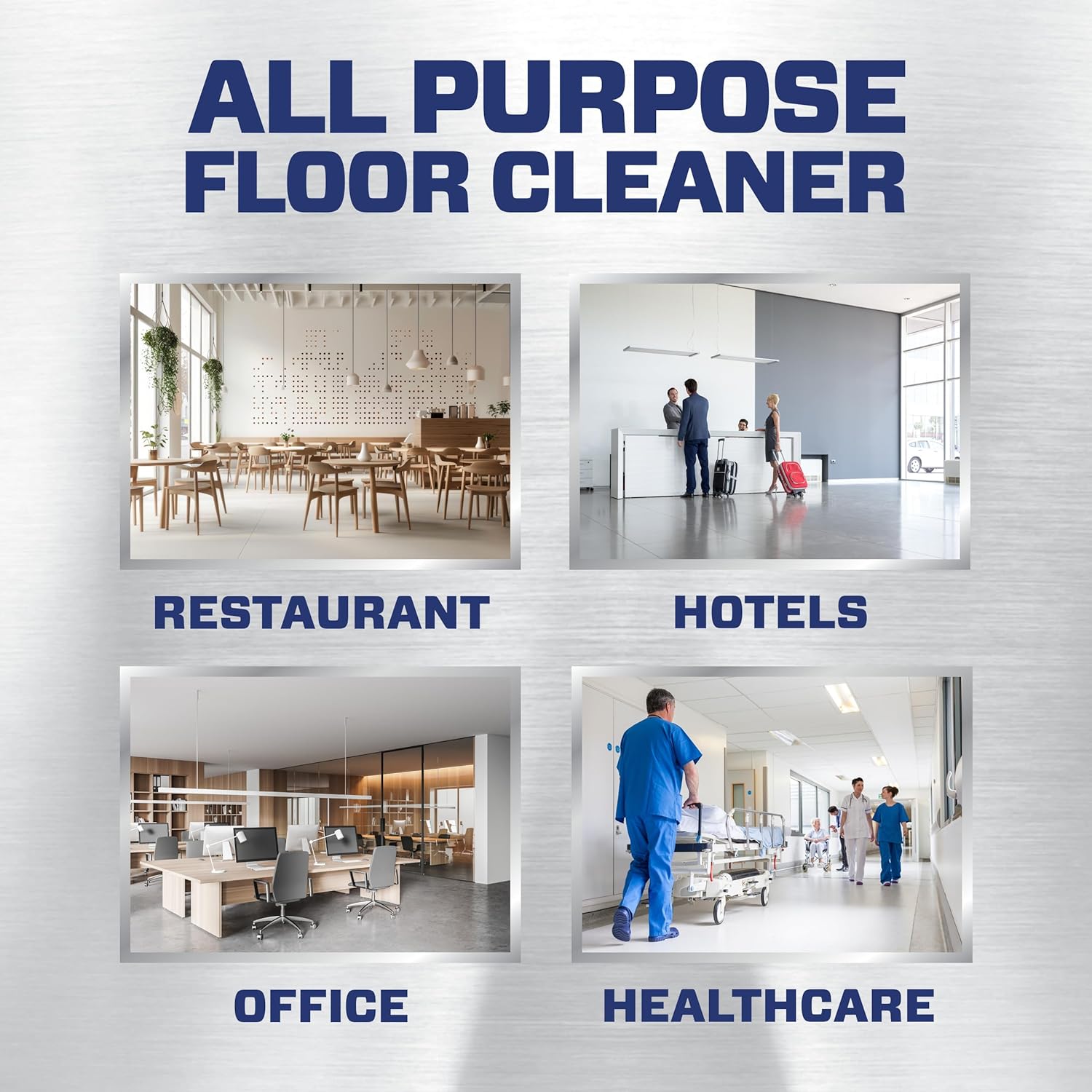 Mr Clean Professional Floor Cleaner 1 Gallon Case of 3