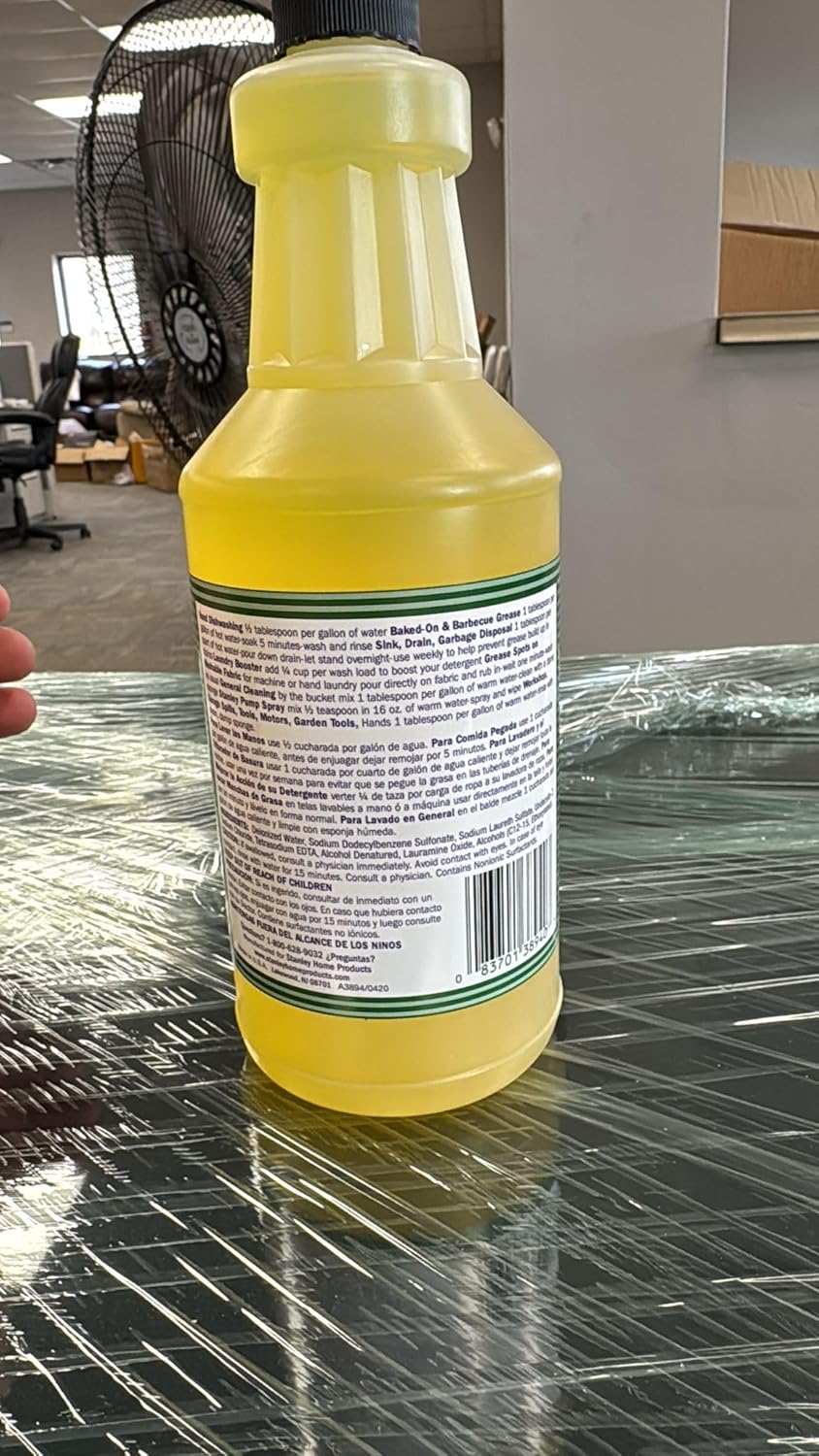 STANLEY HOME PRODUCTS Degreaser Concentrate - 64 Gallons of Power