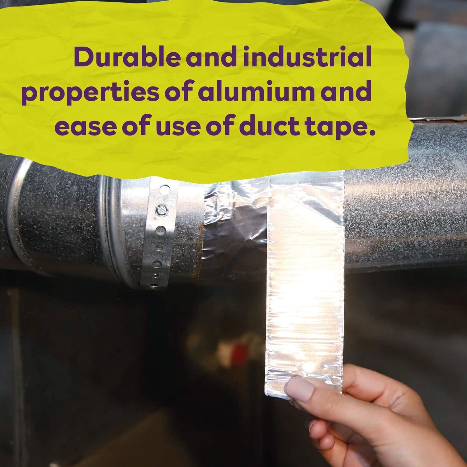 ATack Aluminum Foil Duct Tape 2x75ft High Temp Heavy Duty
