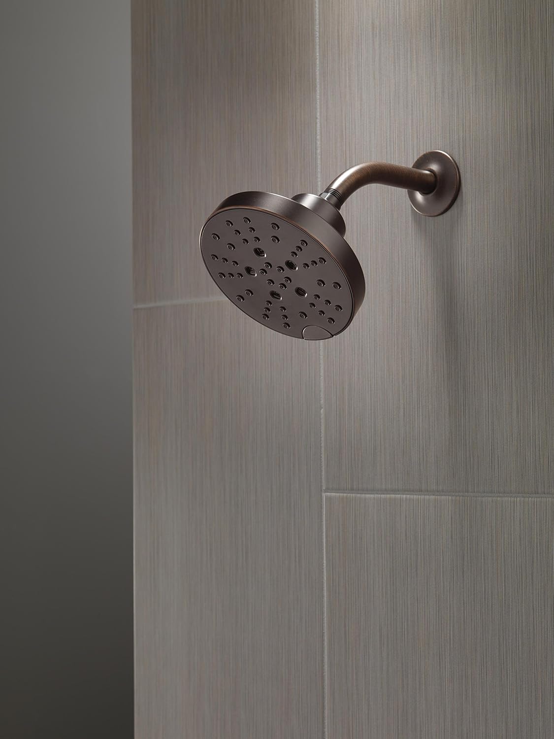 Delta 5-Spray Shower Head with H2Okinetic Technology Oil Rubbed Bronze