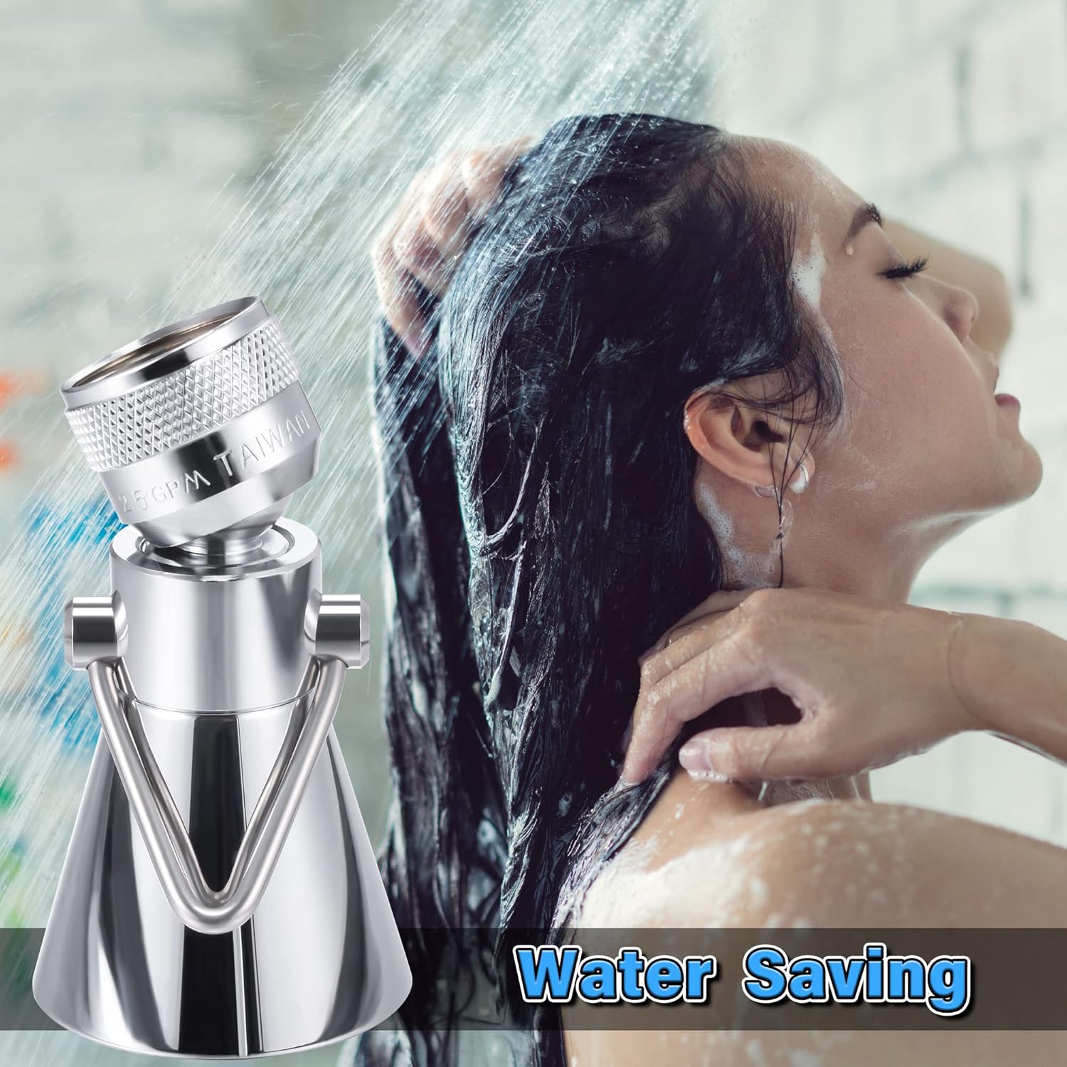 Enhon Water Saving Shower Head with 2 Settings