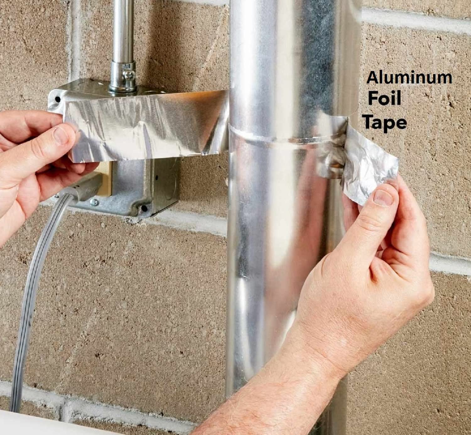 Premium 3 inch x 65 Feet Aluminum Foil Tape for HVAC Repairs