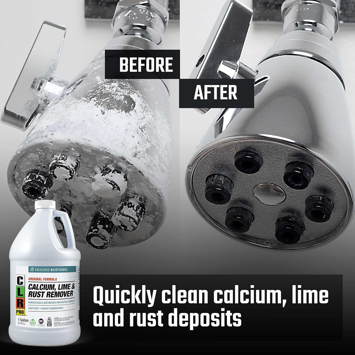 CLR PRO and CLR Brilliant Bath Foaming Cleaner Set