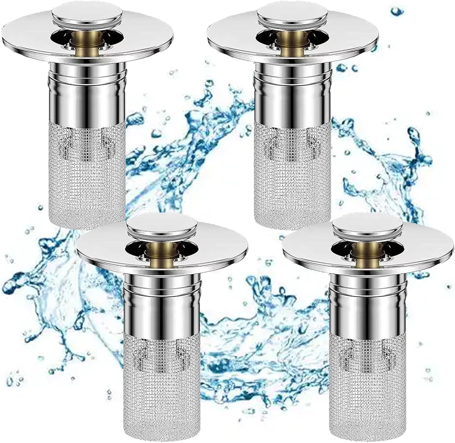 Timnamy Drain Strainer for Bathroom Sink and Bathtub
