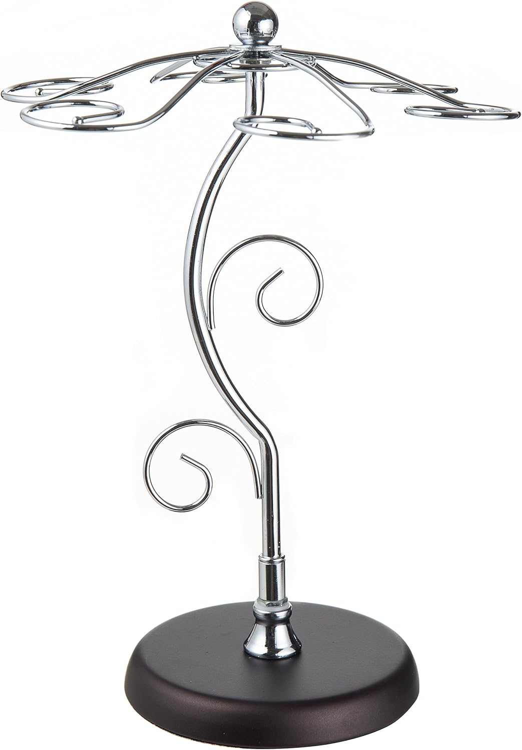 MyGift 6-Hook Countertop Wine Glass Holder