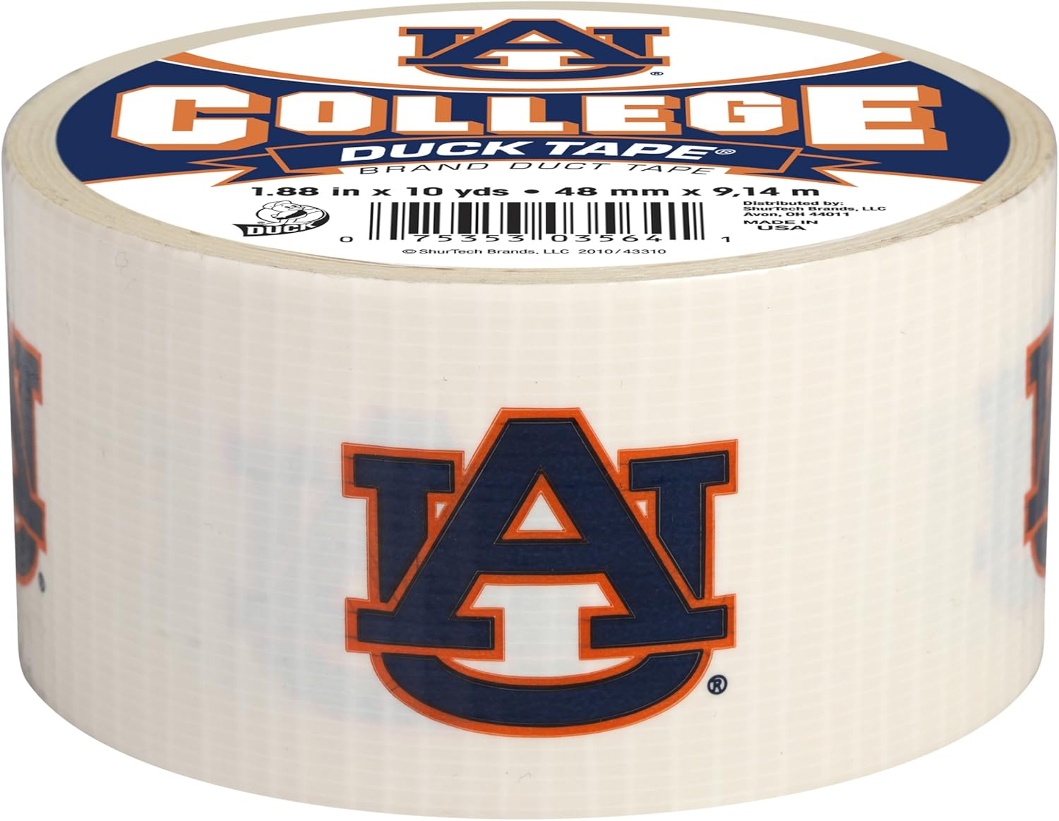 Duck Brand 240262 Duct Tape with Auburn University Logo