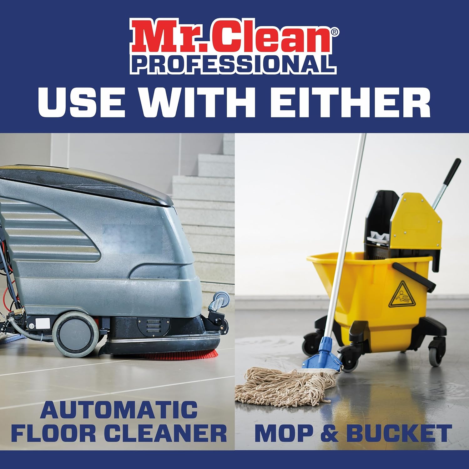 Mr Clean Professional Floor Cleaner 1 Gallon Case of 3