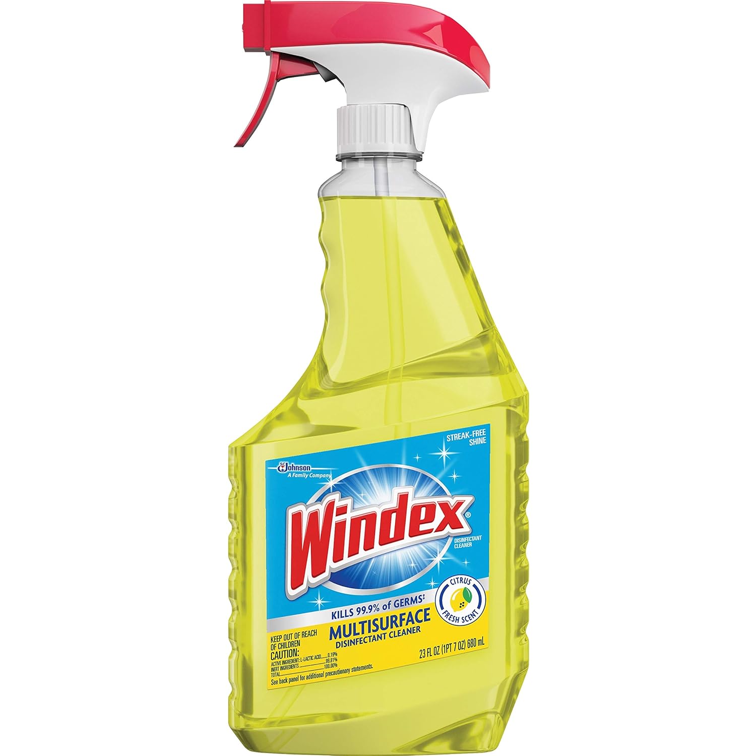 SC Johnson Windex Antibacterial Multi-Surface Cleaner 23 oz Case of 8