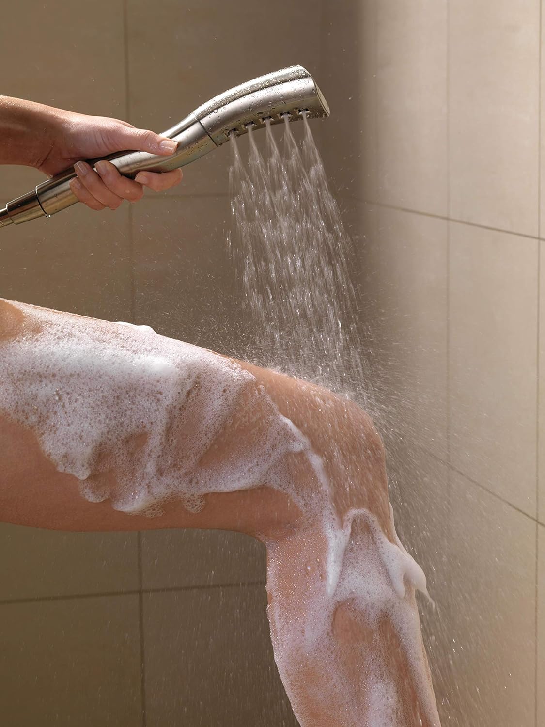 Delta Hand Shower with H2Okinetic Spray Stainless