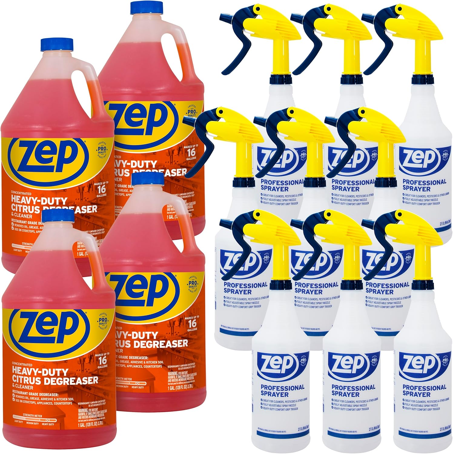 Zep Heavy-Duty Citrus Degreaser 1 Gal - Professional Use