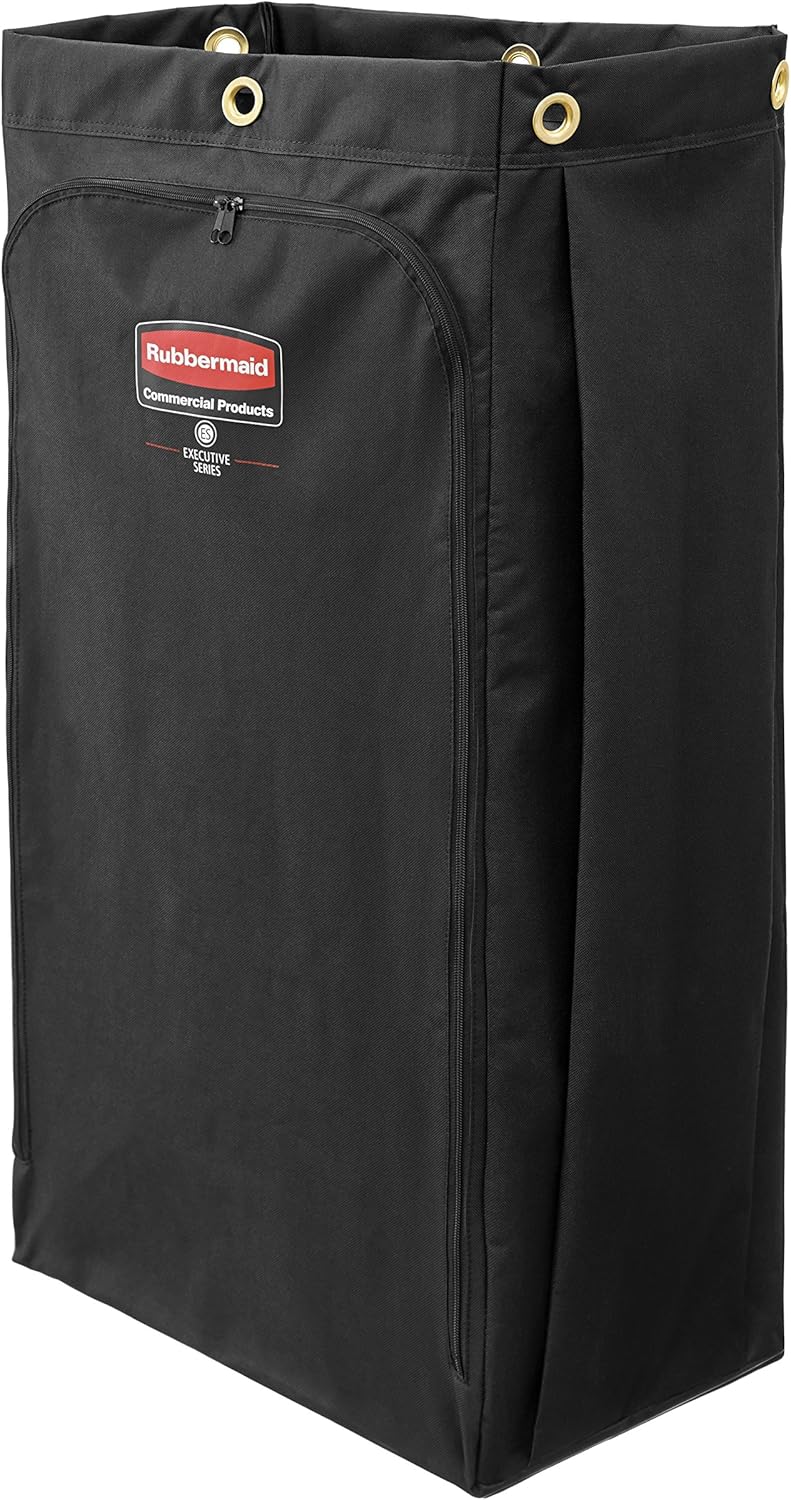 Rubbermaid Commercial 30-Gallon Yellow Can Liner Zippered Front