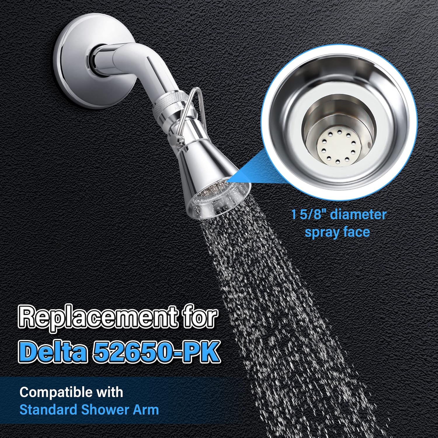 Enhon Water Saving Shower Head with 2 Settings