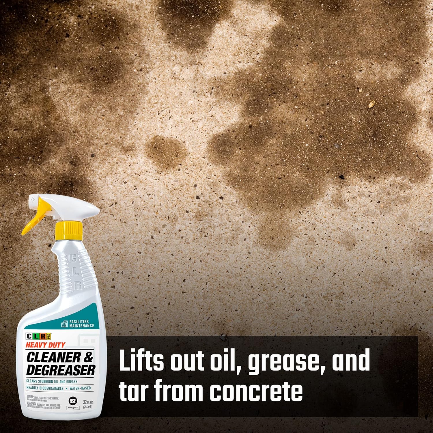 CLR PRO Heavy Duty Cleaner and Degreaser - 32 Ounce Pack of 2