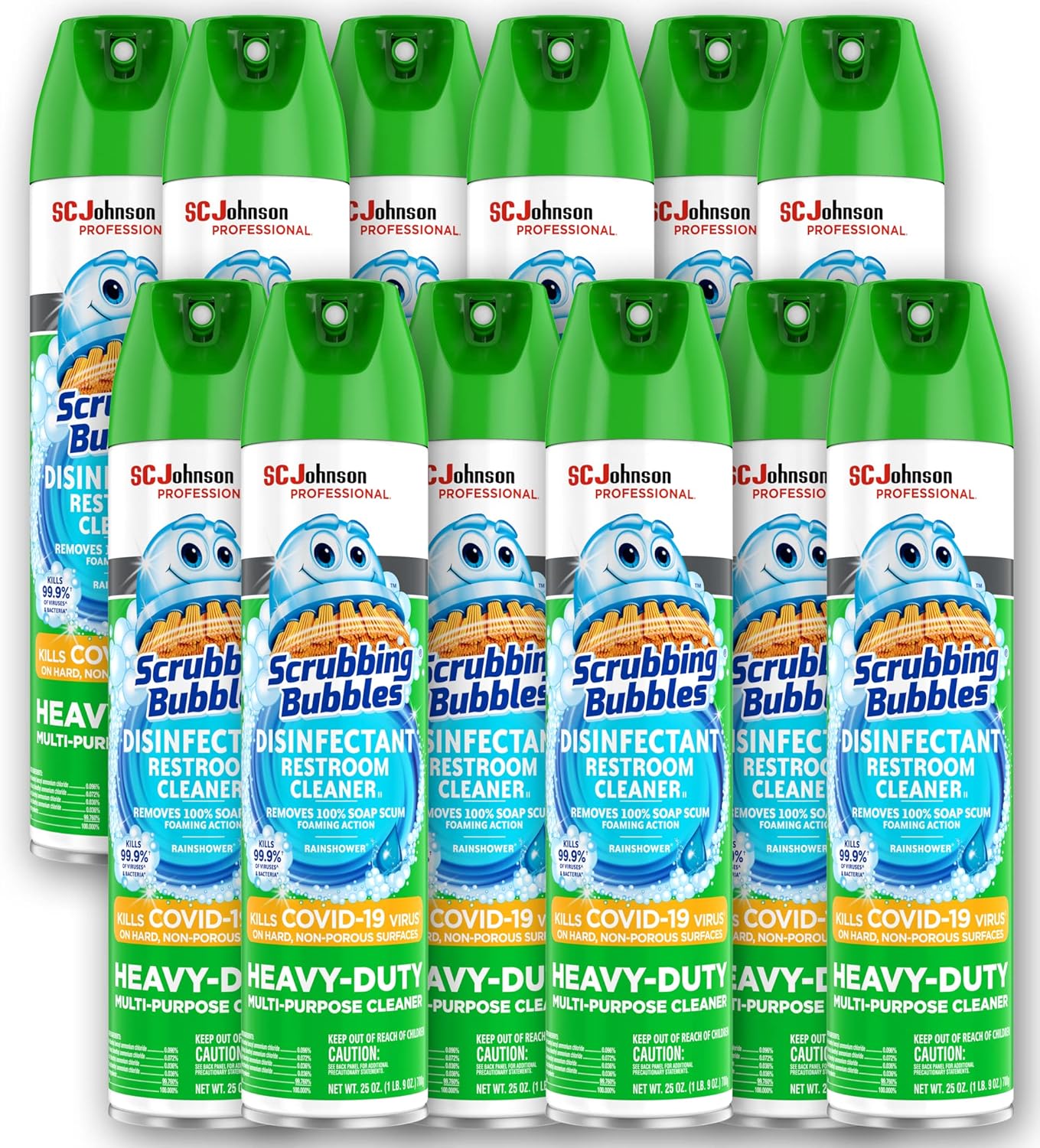 SC Johnson Professional Scrubbing Bubbles Multipurpose Cleaner 25 oz Pack of 12 1