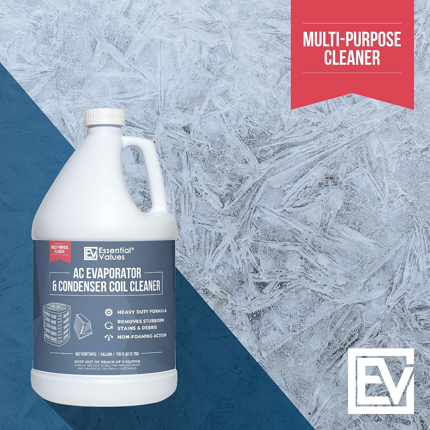 Essential Values Coil Cleaner for AC Unit Gallon 1